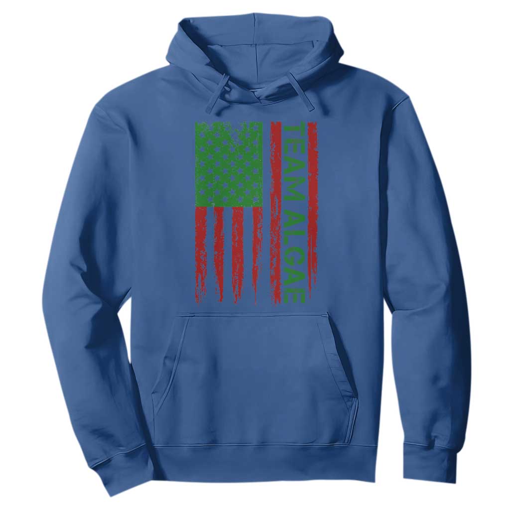 Team Algae Hoodie Funny Make Algae Great Again American Flag Political Meme TS14 Royal Blue Print Your Wear