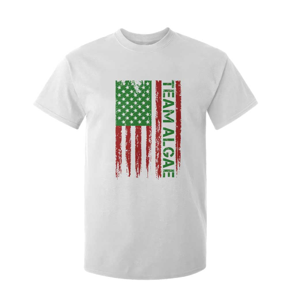 Team Algae T Shirt For Kid Funny Make Algae Great Again American Flag Political Meme TS14 White Print Your Wear