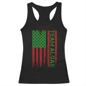 Team Algae Racerback Tank Top Funny Make Algae Great Again American Flag Political Meme TS14 Black Print Your Wear