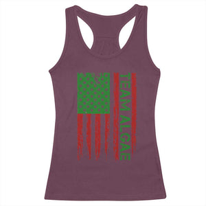 Team Algae Racerback Tank Top Funny Make Algae Great Again American Flag Political Meme TS14 Maroon Print Your Wear
