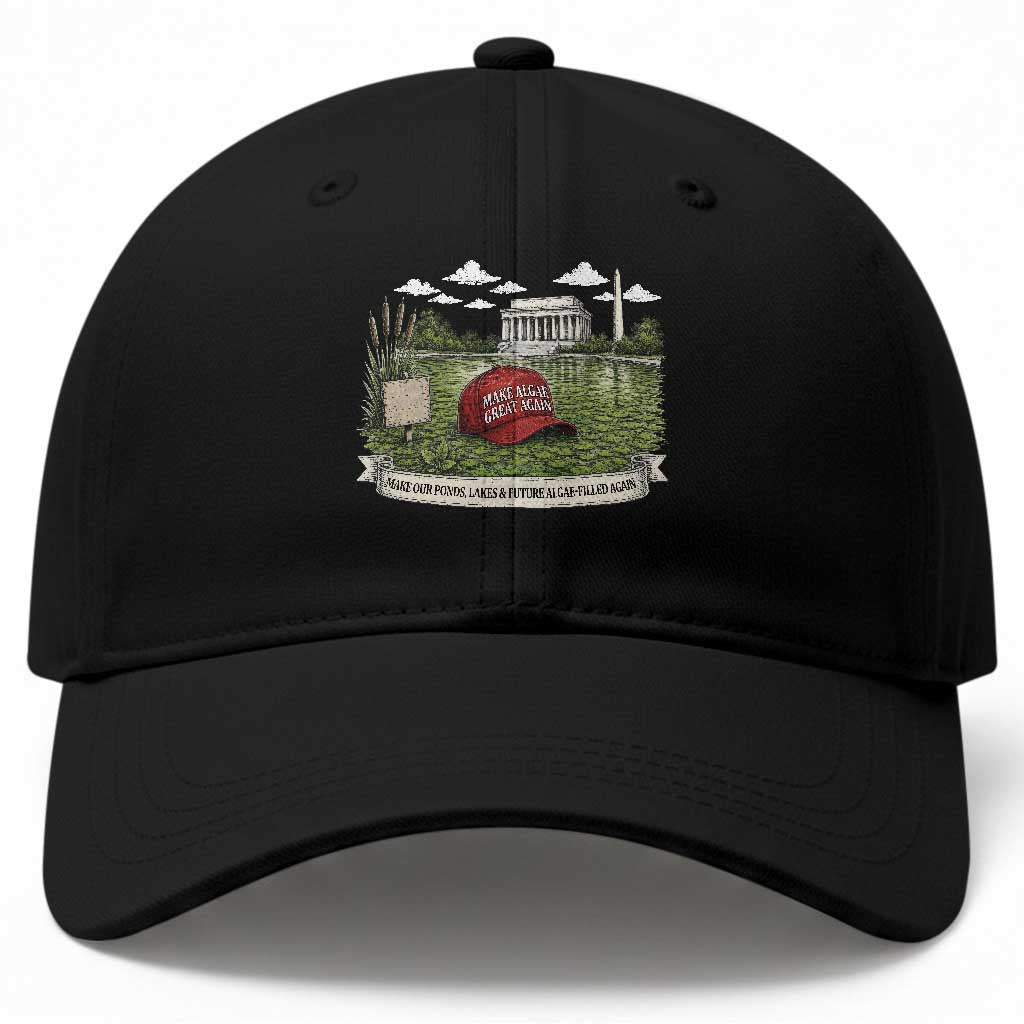 Make Algae Great Again Baseball Cap Funny Political Satire Humor TS14 Print Your Wear
