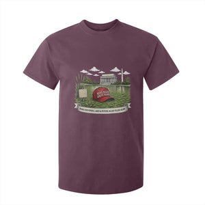 Make Algae Great Again T Shirt For Kid Funny Political Satire Humor TS14 Maroon Print Your Wear