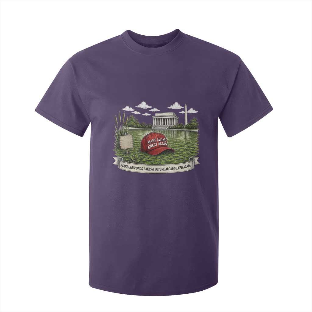 Make Algae Great Again T Shirt For Kid Funny Political Satire Humor TS14 Purple Print Your Wear