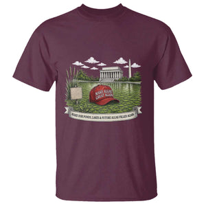 Make Algae Great Again T Shirt Funny Political Satire Humor TS14 Maroon Print Your Wear