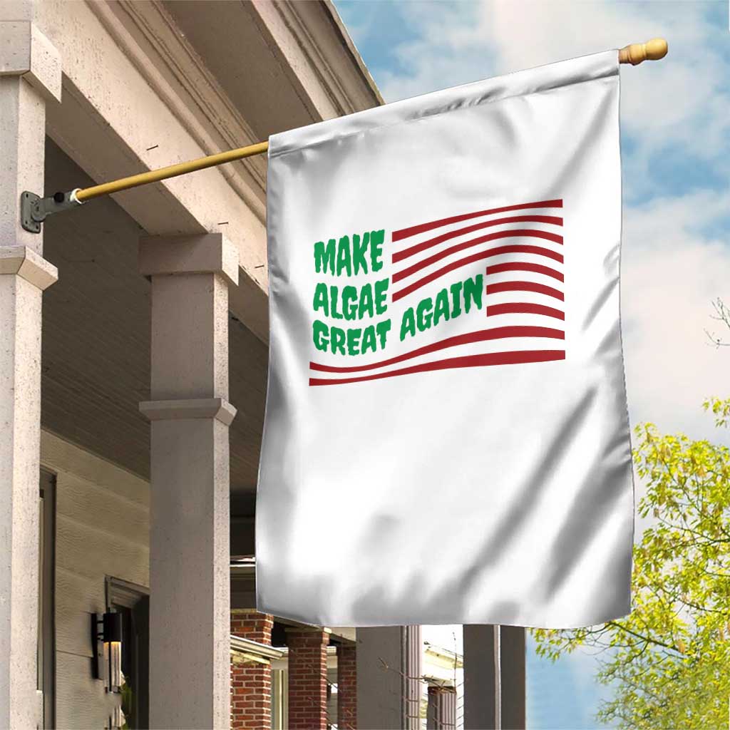 Make Algae Great Again Garden Flag Funny Political Satire American Flag Meme TS14 Print Your Wear