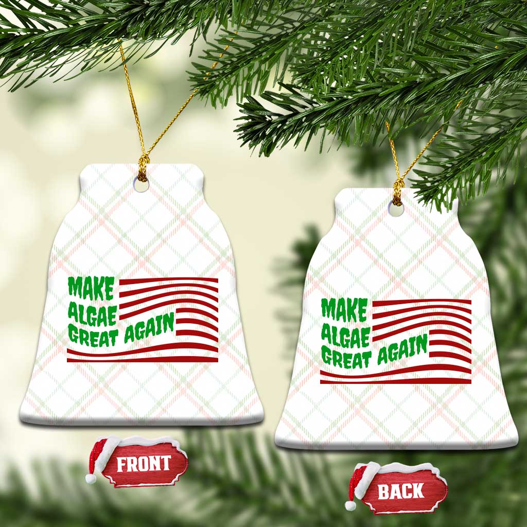 Make Algae Great Again Ceramic Ornament Funny Political Satire American Flag Meme TS14 Print Your Wear