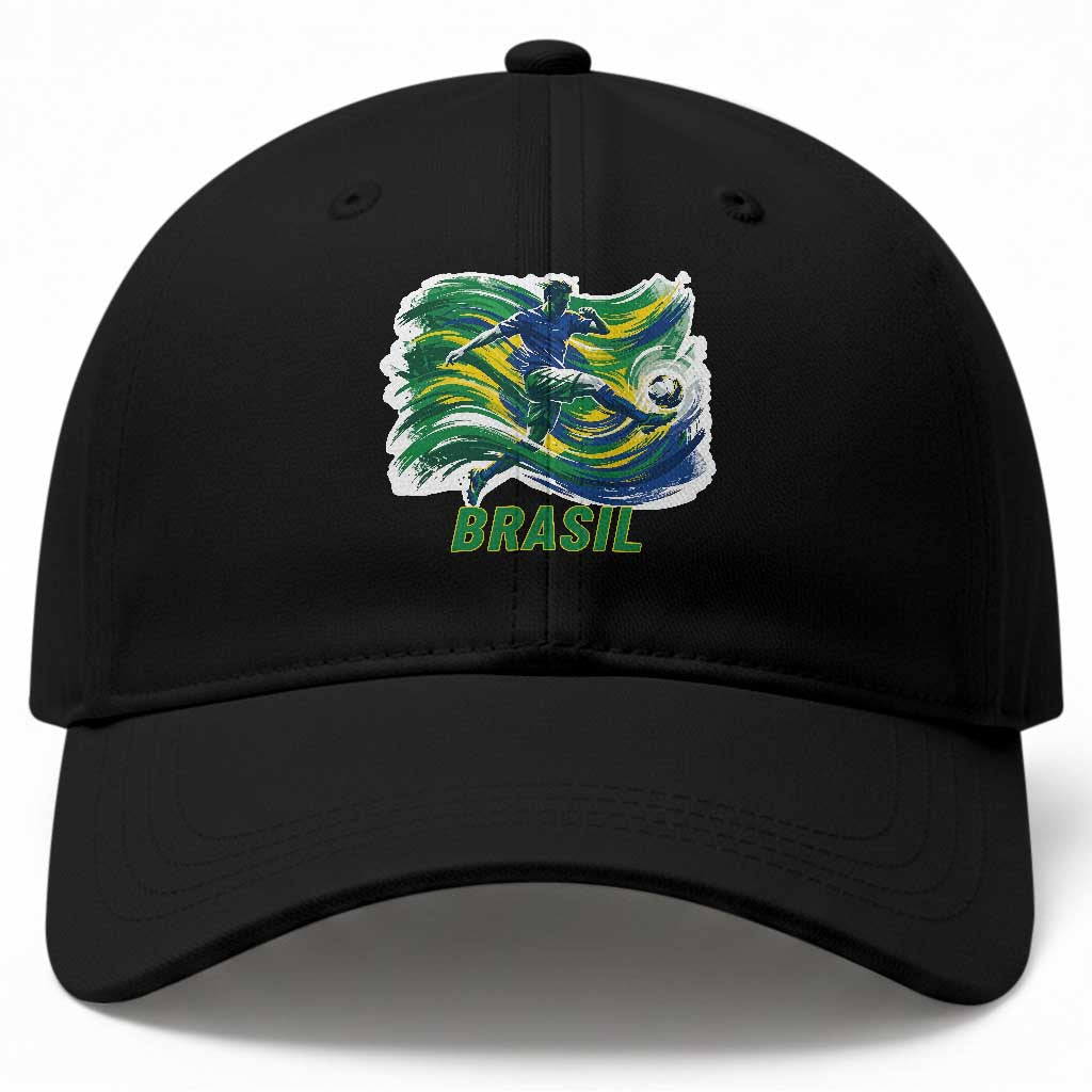 Brazil Soccer Fan Baseball Cap Brasil Flag Football Game Day Supporter TS14 Print Your Wear