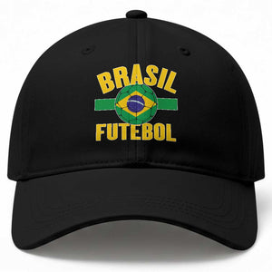 Brazil Soccer Football Fan Brasil Flag Baseball Cap TS14 Print Your Wear
