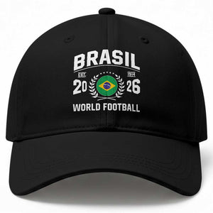 Brasil Flag Brazil Soccer Football Fan Baseball Cap TS14 Print Your Wear
