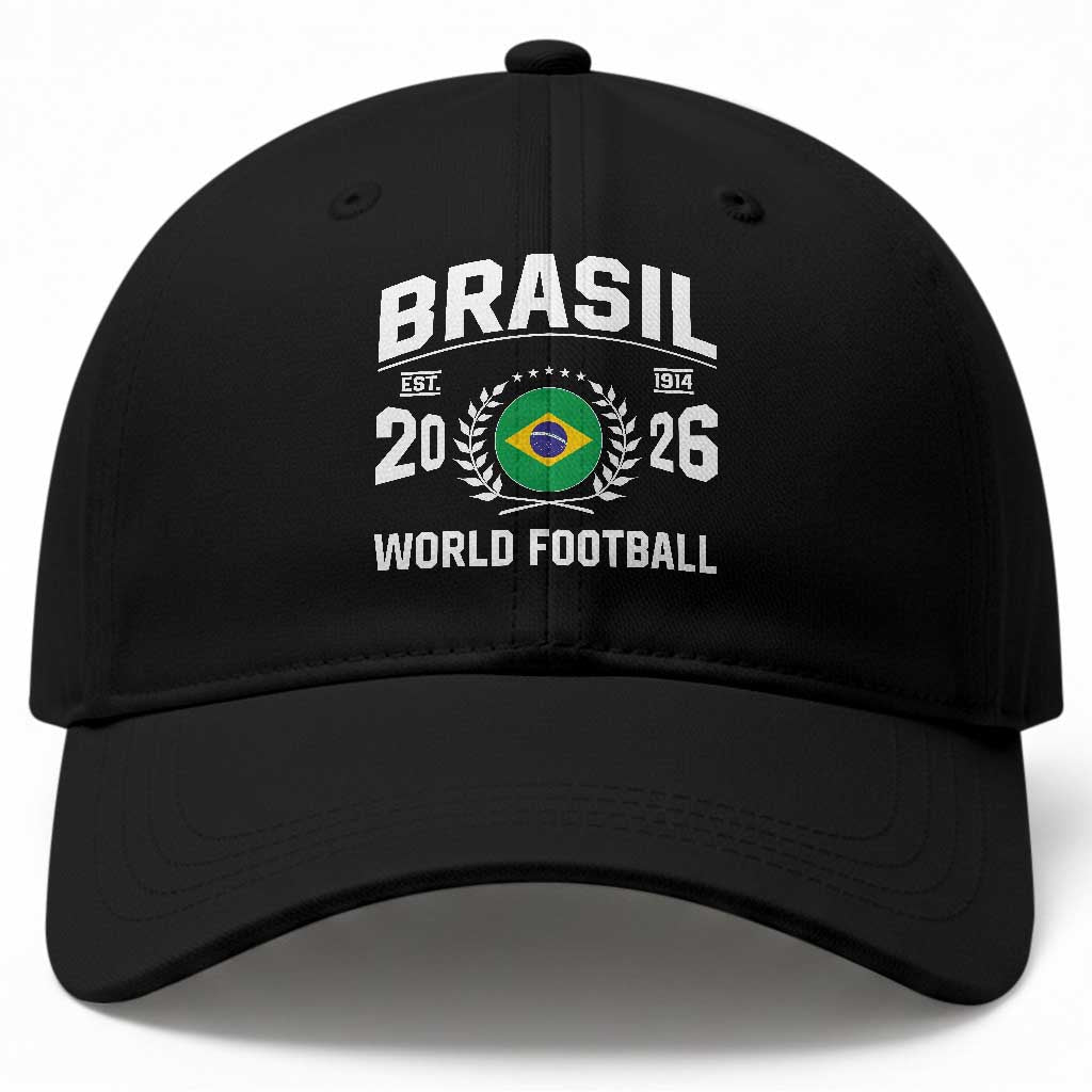 Brasil Flag Brazil Soccer Football Fan Baseball Cap TS14 Print Your Wear