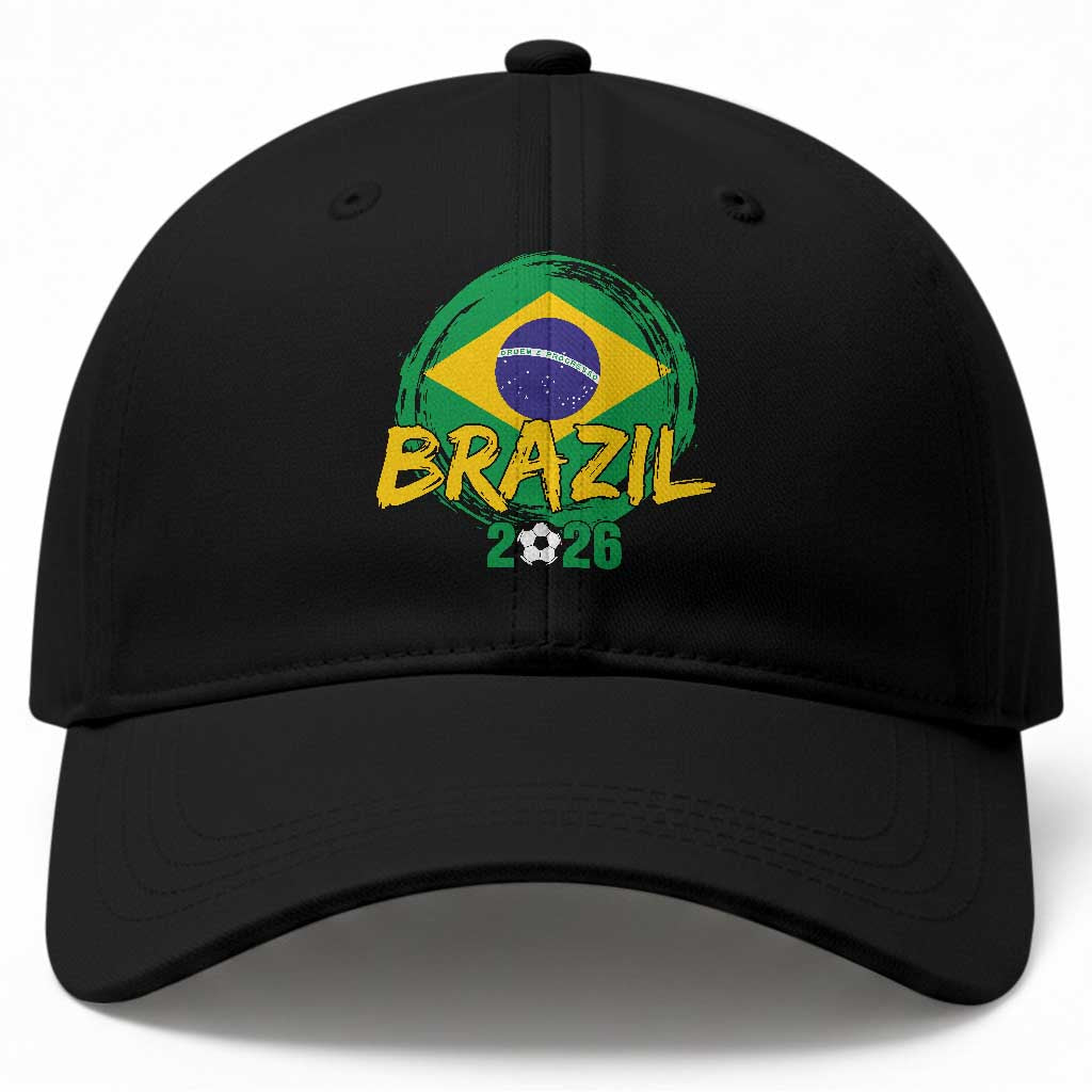 Brazil Soccer Fan Brasil Flag Baseball Cap Brazilian Football Game Day Supporter TS14 Print Your Wear