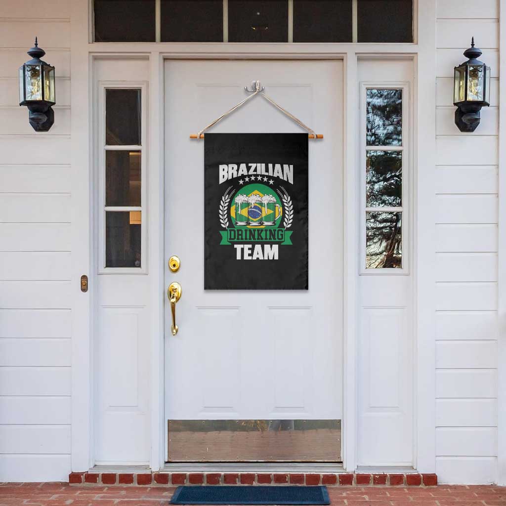 Brazil Drinking Team Garden Flag Funny Brazilian Flag Beer Party Gift TS14 Print Your Wear