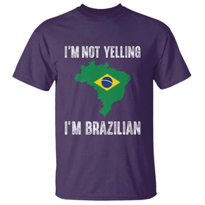 I'm Not Yelling I'm Brazilian T Shirt Funny Brazil Pride TS14 Purple Print Your Wear