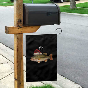 Funny Misspelled Fish Christmas Meme Garden Flag TS14 Print Your Wear