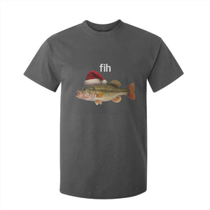 Funny Misspelled Fish Christmas Meme T Shirt For Kid TS14 Dark Heather Print Your Wear