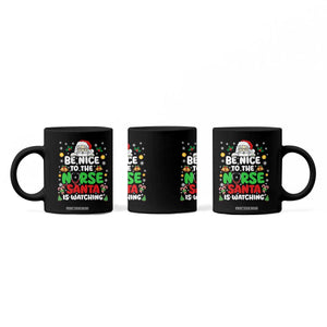 Christmas Nurse Coffee Mug Be Nice To The Nurse Santa Is Watching TS14 Print Your Wear