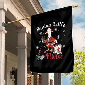 Christmas Goose Nurse Garden Flag Santa Little Nurse TS14 Print Your Wear