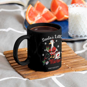 Christmas Goose Nurse Coffee Mug Santa Little Nurse TS14 Print Your Wear