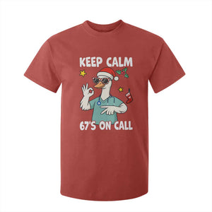 67 Six Seven Goose Nurse Christmas Meme T Shirt For Kid TS14 Red Print Your Wear