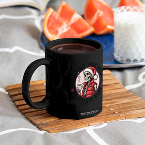 Funny Skeleton Christmas Coffee Mug Ho Ho Hold Your Breath Radiolocy Dept TS14 Print Your Wear