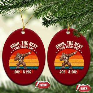 67 New Year Ceramic Ornament Funny Six Seven Bruh Bigfoot Meme TS14 Print Your Wear
