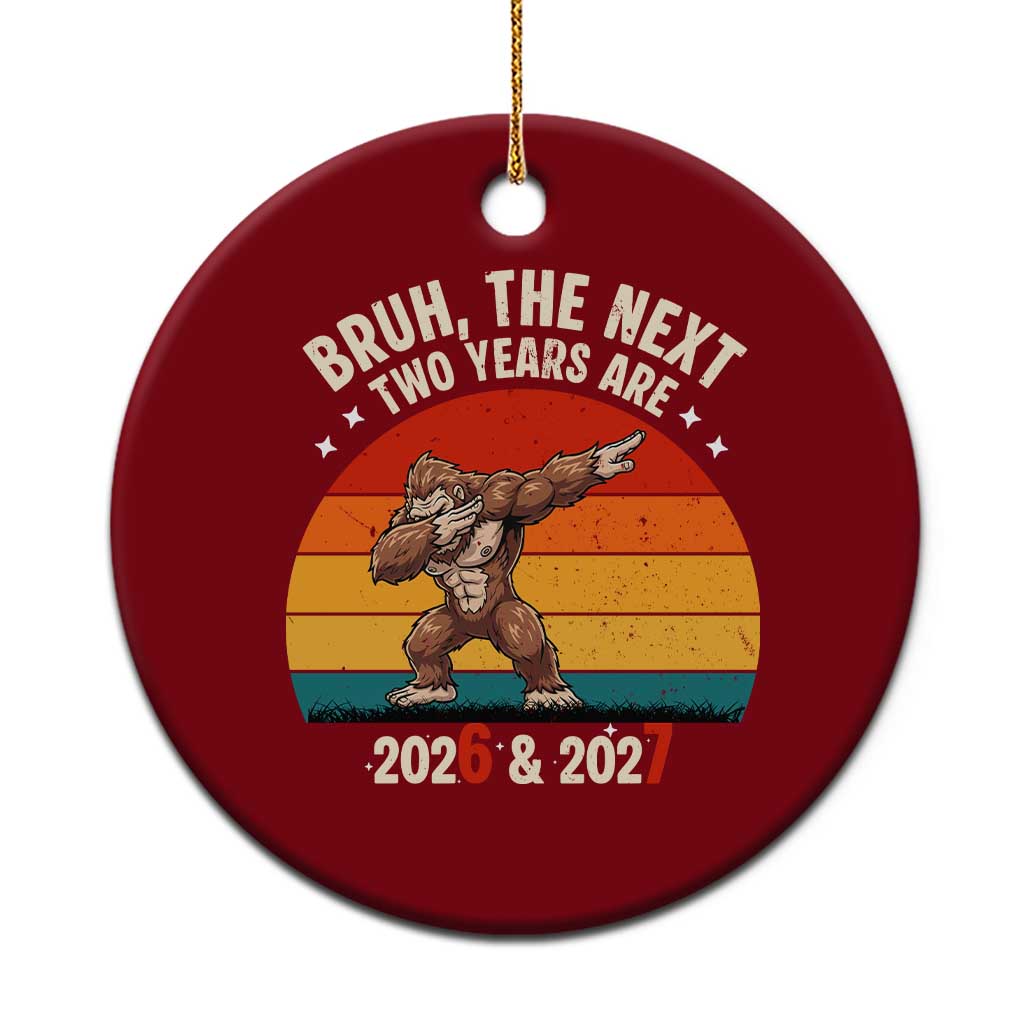 67 New Year Ceramic Ornament Funny Six Seven Bruh Bigfoot Meme TS14 1pc Red Print Your Wear