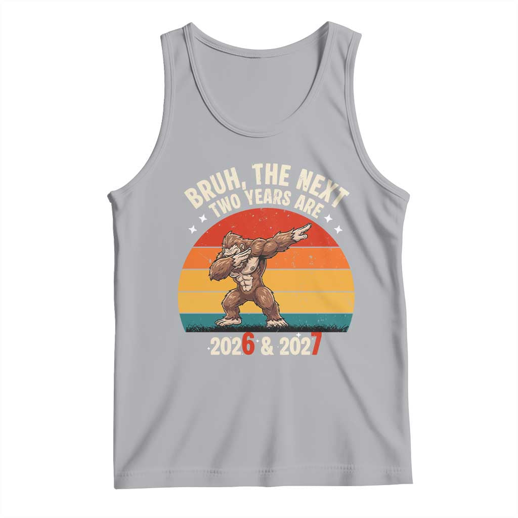 67 New Year Tank Top Funny Six Seven Bruh Bigfoot Meme TS14 Athletic Heather Print Your Wear
