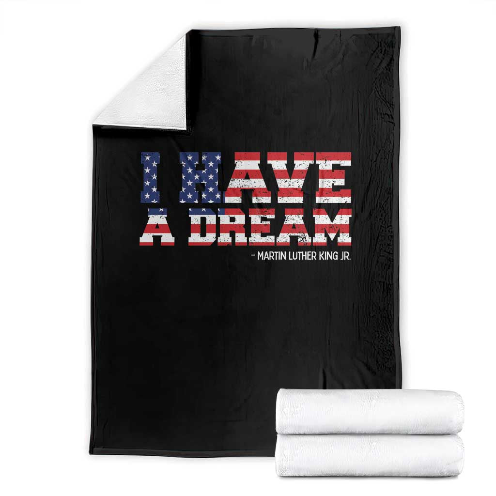 Martin Luther King Jr Throw Blanket Black History African American TS14 Black Print Your Wear