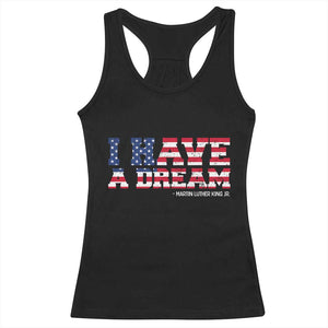 Martin Luther King Jr Racerback Tank Top Black History African American TS14 Black Print Your Wear