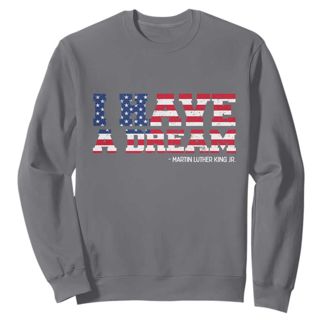Martin Luther King Jr Sweatshirt Black History African American TS14 Charcoal Print Your Wear