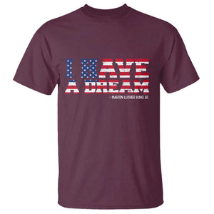 Martin Luther King Jr T Shirt Black History African American TS14 Maroon Print Your Wear