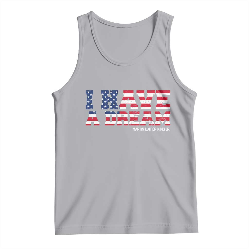 Martin Luther King Jr Tank Top Black History African American TS14 Athletic Heather Print Your Wear