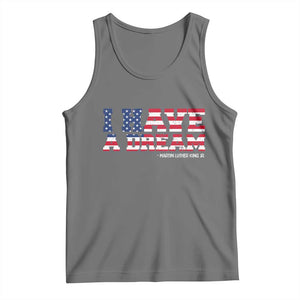 Martin Luther King Jr Tank Top Black History African American TS14 Black Heather Print Your Wear
