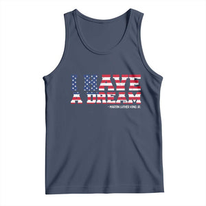 Martin Luther King Jr Tank Top Black History African American TS14 Navy Print Your Wear
