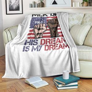 His Dream is My Dream Throw Blanket Martin Luther King Jr MLK Day TS14 Print Your Wear