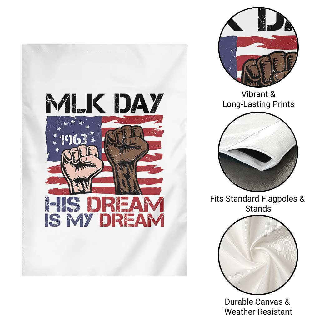 His Dream is My Dream Garden Flag Martin Luther King Jr MLK Day TS14 Print Your Wear