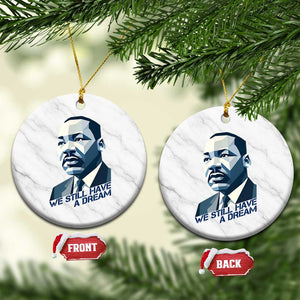 Martin Luther King Jr Ceramic Ornament We Still Have A Dream TS14 1pc White Marble Print Your Wear