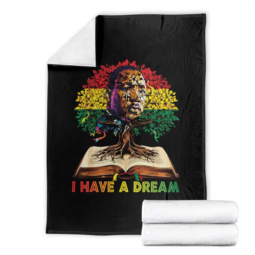 Martin Luther King Jr Throw Blanket Black History Month Melanin African TS14 Black Print Your Wear
