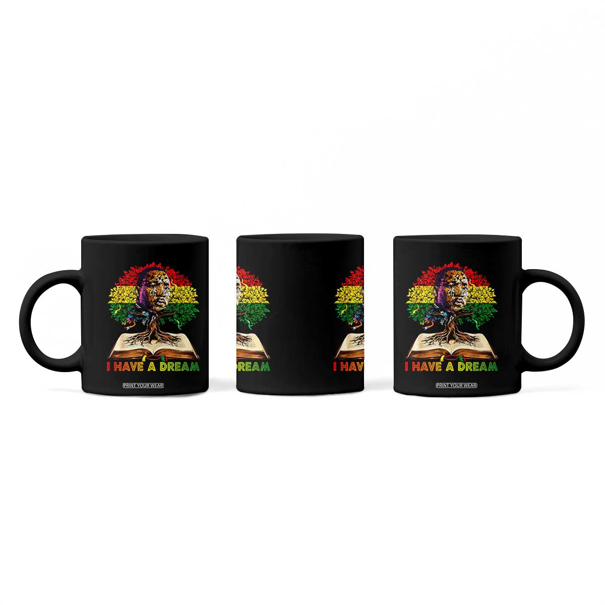 Martin Luther King Jr Coffee Mug Black History Month Melanin African TS14 Print Your Wear