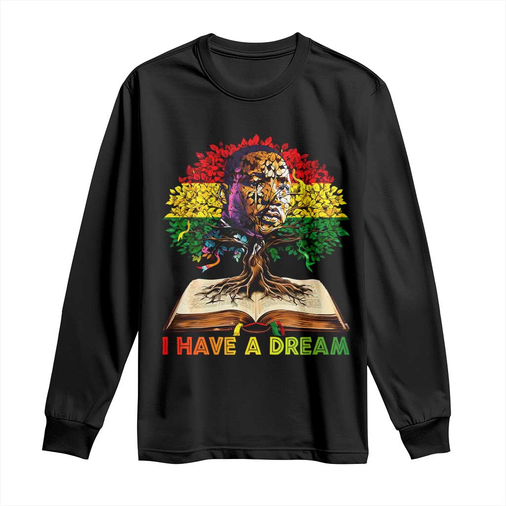 Martin Luther King Jr Long Sleeve Shirt Black History Month Melanin African TS14 Black Print Your Wear