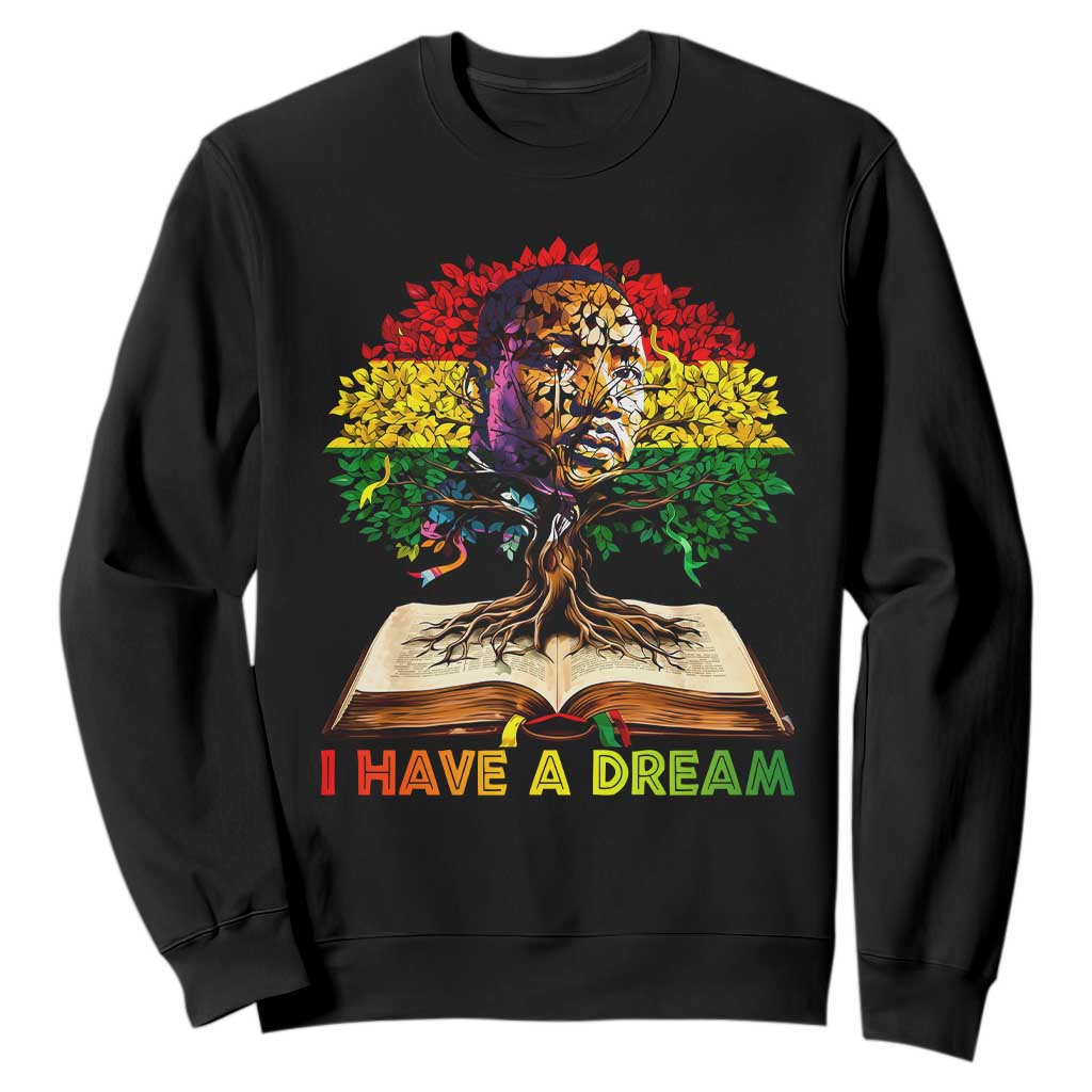 Martin Luther King Jr Sweatshirt Black History Month Melanin African TS14 Black Print Your Wear