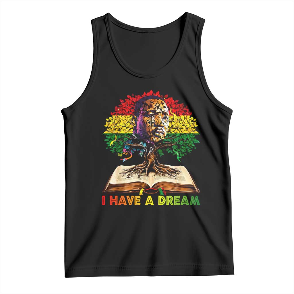 Martin Luther King Jr Tank Top Black History Month Melanin African TS14 Black Print Your Wear