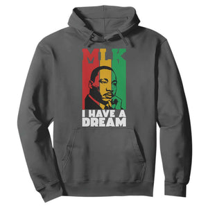 Martin Luther King Jr Hoodie I Have Dream MLK Quote TS14 Dark Heather Print Your Wear