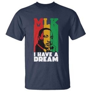 Martin Luther King Jr T Shirt I Have Dream MLK Quote TS14 Navy Print Your Wear