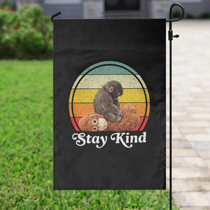 Punch Mokey Garden Flag Viral Trend Baby Monkey Stay Kind TS14 Print Your Wear
