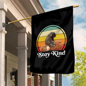 Punch Mokey Garden Flag Viral Trend Baby Monkey Stay Kind TS14 Print Your Wear