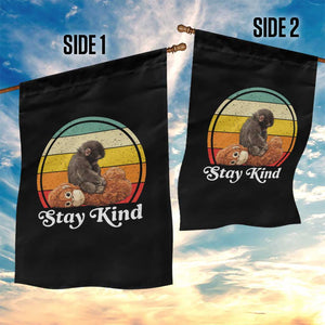Punch Mokey Garden Flag Viral Trend Baby Monkey Stay Kind TS14 Print Your Wear