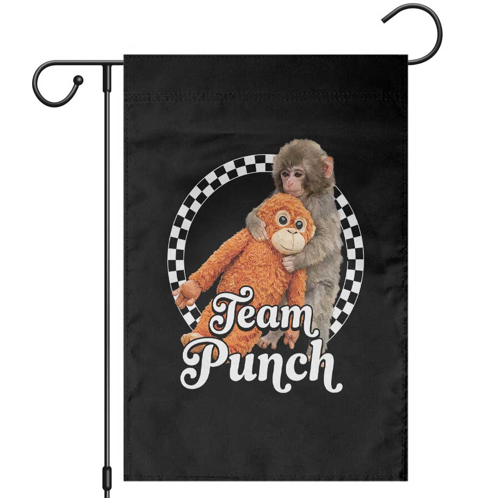 Punch Mokey Garden Flag Baby Monkey And Plush Toy Viral Trend TS14 Black Print Your Wear
