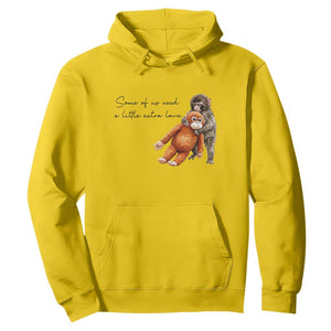 Punch Mokey Hoodie Some Of Us Need a Little Extra Love TS14 Daisy Print Your Wear