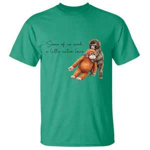Punch Mokey T Shirt Some Of Us Need a Little Extra Love TS14 Irish Green Print Your Wear